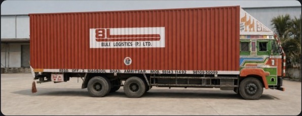 Real Bijli Logistics container truck